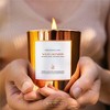 Benevolence LA Premium Scented Wood Wicked Candles In Gold Glass Jar - 4 of 4