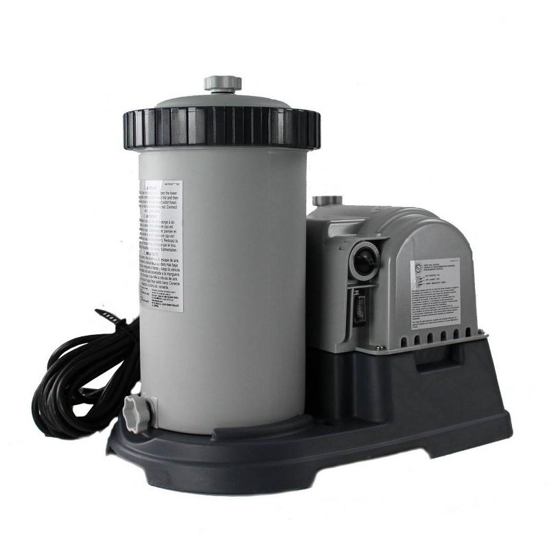 Intex 2500 GPH Swimming Pool Filter Pump & Type B Replacement Filter Cartridge, 1 of 7