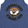 Girls' - Instant Message - Camping Is Smore Fun Graphic Sleeveless Aline Dress - 2 of 4
