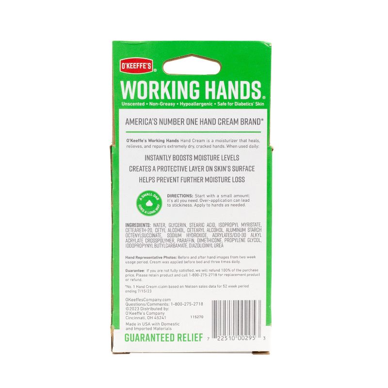 O'Keeffe's Working Hands Hand Lotion Unscented, 2 of 4