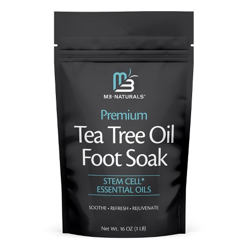 Tea Tree Oil Foot Soak, M3 Naturals, Stem Cell & Coconut Oil, 16oz - image 1 of 3