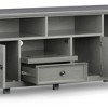 72" Wood Transitional TV Stand with Two Drawers, Two Framed Doors and Adjustable Shelves For Living Room and Bedroom - 4 of 4