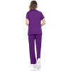 Medichic Women's Medical Scrubs Set- V-Neck with Flare Pant - 4 of 4