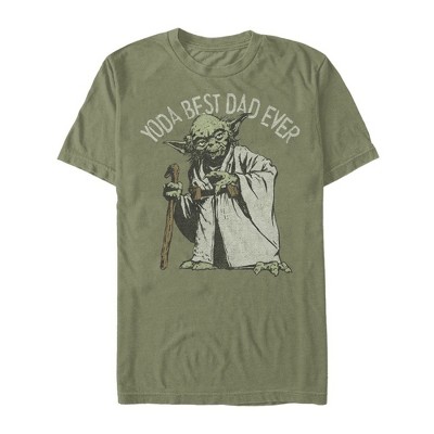 Men's Star Wars Yoda Best Dad Ever T-Shirt