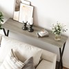 31.4" Console Table with Shelf, 2-Tier Narrow Entryway Table , Sofa Table, Console Tables for Entryway - 2 of 4