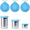 3 Pack Pet Food Can Covers Universal Can Lids Safe/Silicone Dog&Cat Food Can Lid Covers - 3 of 4
