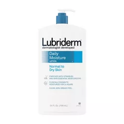 Lubriderm Daily Moisture Hydrating Lotion with Vitamin B5 - 24 fl oz