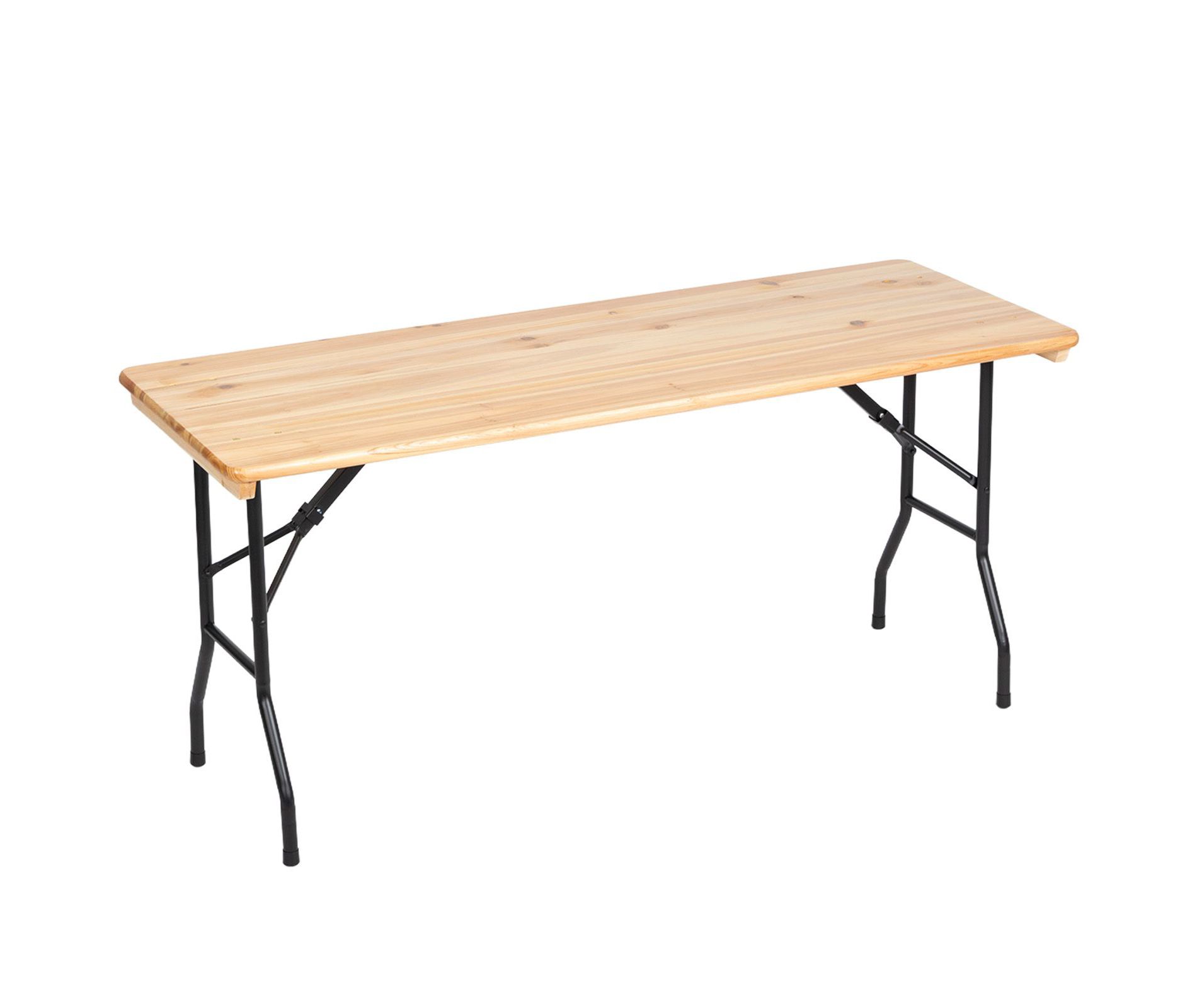 Karl Home | 5.3FT Natural Fir Wooden Folding Picnic Table