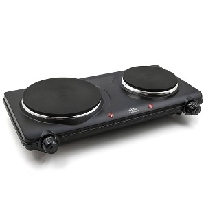 Elite Cuisine Electric Double Cast Burner Hot Plate - 1 of 4