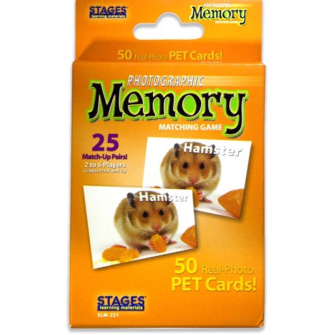 Pets Stages Learning Materials Photographic Memory Matching Game 