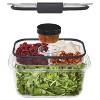 Rubbermaid® Brilliance Glass Rectangular Food Storage Container - Clear,  4.7 c - Fry's Food Stores