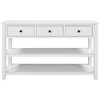 YOOCOZZ Pine Solid Wood Classic Design console table with Two Open Shelves - 2 of 4