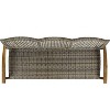 RUMSEM Marcia Outdoor Wood Sofa | Natural Stained Finish - 4 of 4