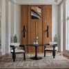 Meridian Furniture,Sacha Linen Textured Fabric Dining Chair, Set of 2 - 2 of 4