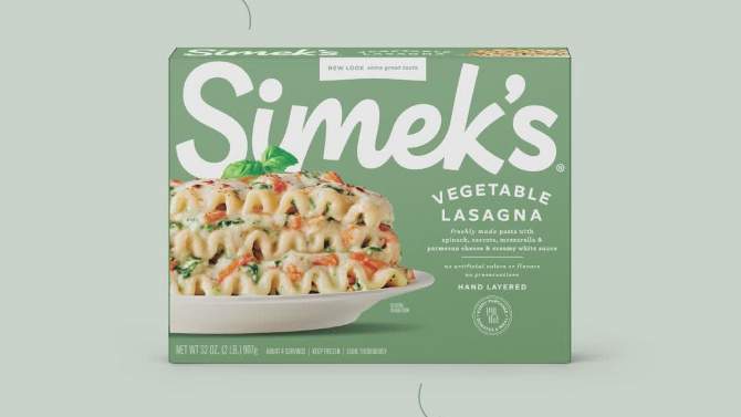 SIMEK&#39;S Vegetable Lasagna - Frozen - 32oz, 2 of 6, play video