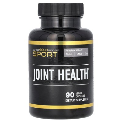 California Gold Nutrition Sport, Joint Health with MSM, Glucosamine HCL, Chondroitin Sulfate, Turmeric and Boswellia, 90 Veggie Capsules