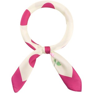 INSPIRE CHIC Women's Polka Dot Square Neckerchief Headband 27.56*27.56 inches(L*W) - 1 of 4