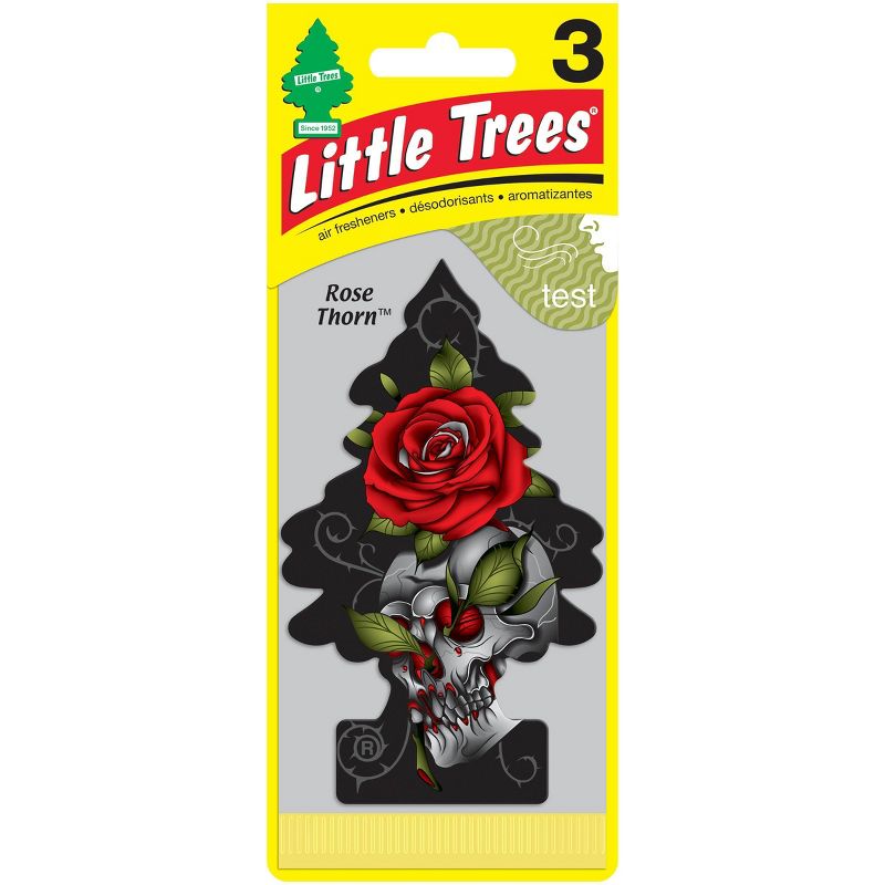 Little Trees 3pk Rose Thorn Air Freshener, 1 of 5