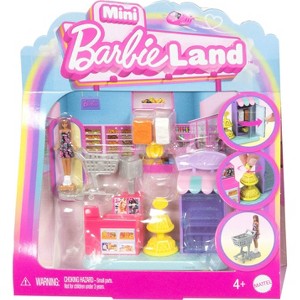 Barbie Mini BarbieLand Collectible Supermarket Playset with 1.5" Barbie Doll - 1 of 4