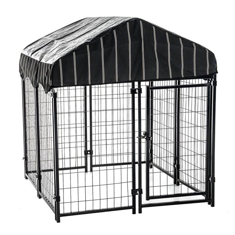 Lucky Dog 4' x 4' x 4.5' Covered Wire Dog Fence Kennel Pet Play Pen (3 Pack), 1 of 7