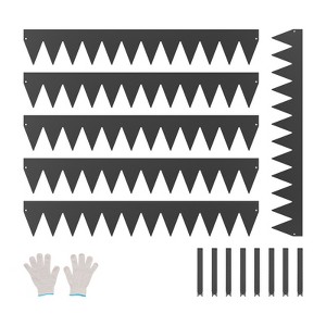 VEVOR Steel Landscape Edging, 6 Packs 40 x 6 in Rust-Resistant Metal Landscape Edging, Bendable Garden Edging Border, Heavy Duty Lawn Edging, Black - 1 of 4