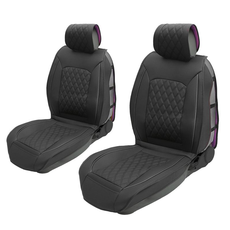 Unique Bargains Front Seat Cushion Cover for Dodge for Ram 2 Pcs, 1 of 7