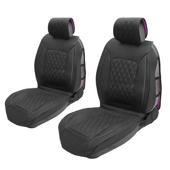 Unique Bargains Front Seat Cushion Cover for Dodge for Ram 2 Pcs