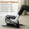 JIONJOY Mini Elliptical Machine for Home & Office - Under - Desk, Ultra - Quiet, Portable with Adjustable Speed and Clear LED Display - 3 of 4