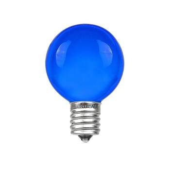 Novelty Lights G30 Globe Hanging Outdoor String Light Replacement Bulbs E12 Candelabra Base 5 watt