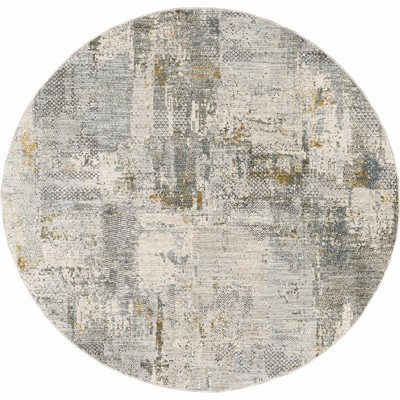 Hauteloom Elina Textured Abstract Rug with Fringes