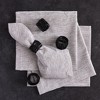 Design Imports Space Dyed Napkin Set/4, Graphite - 4 of 4
