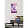 Trends International James Booker - Kitty Cat Riding On Space Galaxy Unicorn Framed Wall Poster Prints - 2 of 4
