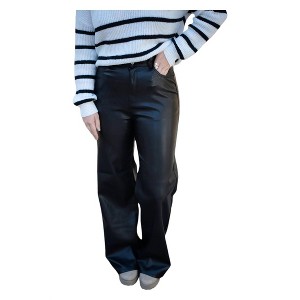 Women's Lucie Faux Leather Pants - Vibrant M.I.U - 1 of 2
