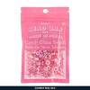 John Bead Czech Glass Seed Beads Bag Arts & Crafts Embellishments Pink Assorted Mix 50 Grams - 2 of 4