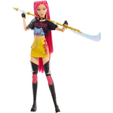 KPop Demon Hunters HUNTR/X Mira Fashion Doll in Removable Look with Themed Movie Accessories