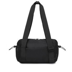 Small Gym Bag for Women Mini Duffle Bag with Wet Compartment, Lightweight Waterproof Cute Tote for Girls Workout Sport Travel, Black - 1 of 4