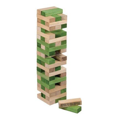 Learn how to play a Jenga® GIANT™ game with dice - Art's Ideas