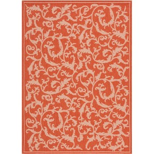 Courtyard CY2653 UV & Stain Resistant Non-Shedding Power Loomed Indoor/Outdoor Rugs - Safavieh - 1 of 4