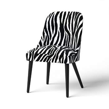 Black and White Zebra Upholstered Task and Office Chair - DVF for Target