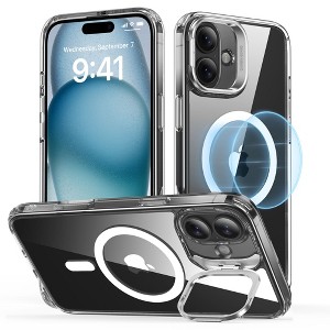 ESR Hybrid Case with Stash Stand for iPhone 16 Plus - 1 of 4