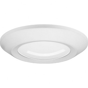 Progress Lighting Intrinsic 1 light Surface Mount Satin White Integrated Led Steel 5.5 Target