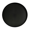 The Urban Port 22" Side End Table Vintage Sleek Pillar Base Round Tray Top Matte Black - 3 of 4