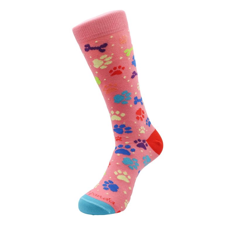 Dog Paws and Bones Patterned Socks from the Sock Panda (Men's Sizes Adult Large), 5 of 6