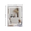 GlasFlength Decorative Wall Mirrors Rectangular Accent Mirror Wall Mirror Decorative Mirror Bathroom Mirror for Room, White, 15.74"*0.6"*20.86" - 4 of 4