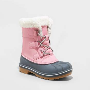 Kids' Kit Lace-Up Winter Boots - Cat & Jack™