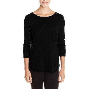 Women's Long Sleeve Pocket Tee - three dots - 1 of 1