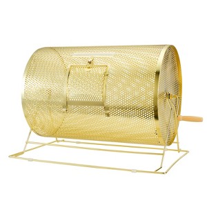 VEVOR Raffle Drum,Holds 10000 Tickets or 300 Ping Pong Balls, Metal Lottery Spinning Drawing with Wooden Turning Handle - 1 of 4