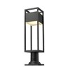 Z-Lite Barwick 1 - Light Lantern in  Black - 3 of 4