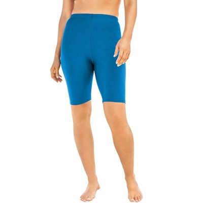 Swim 365 Women's Plus Size Swim Bike Short - 42, Blue : Target