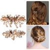 Unique Bargains Women's Sparkly Bling Rhinestones Hair Clips Barrettes Hairpin 2 Pcs - 2 of 4